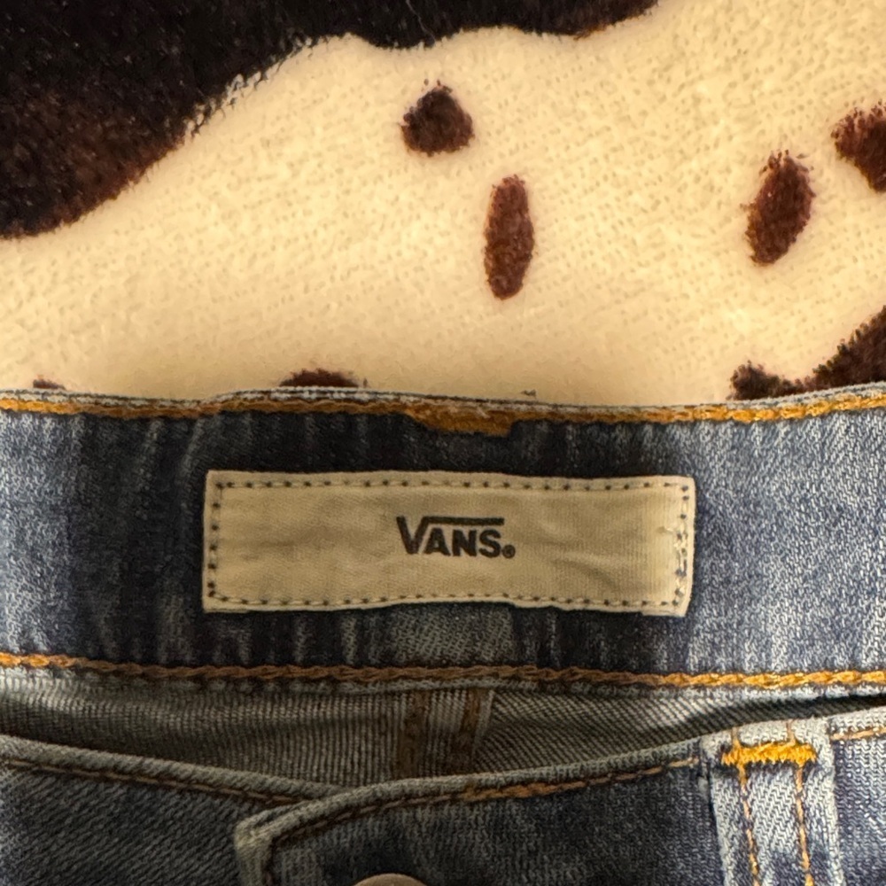 Vans Classic Blue Straight Leg Ripped Jeans - Picture 2 of 4